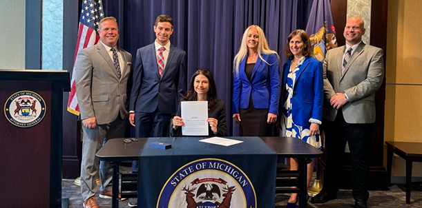Nessel signs bill into law as  acting governor 