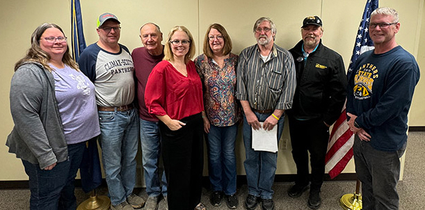 Climax Township clerk, deputy clerk recognized