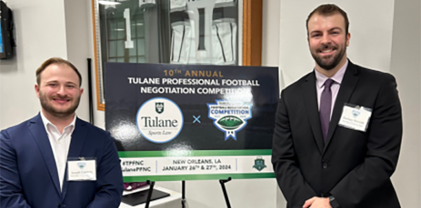 Annual Tulane Football Negotiation Competition showcases Wayne Law talent