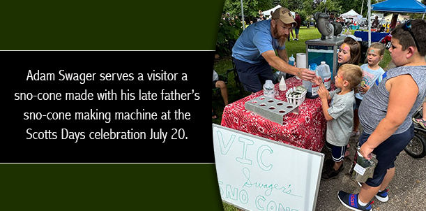 Scotts Days: Vic Swager’s sno-cone machine makes return, parade well attended
