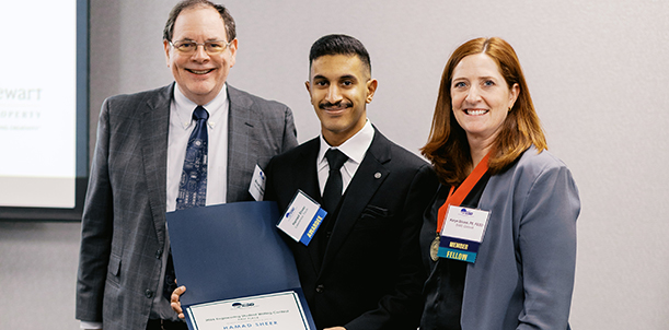 Fishman Stewart awards scholarship to winner of Engineering Society of Detroit’s student writing contest