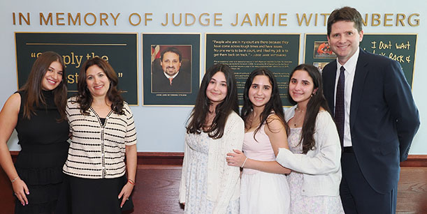 Judge’s memorial unveiled