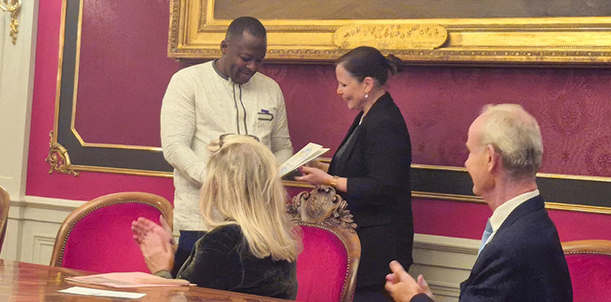 Former Michigan Law research scholar receives prize for international humanitarian law